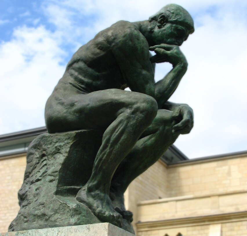 picture of Rodin statue